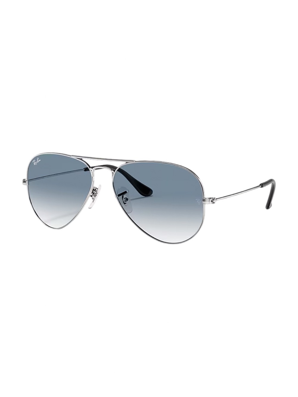 Ray-Ban Silver Aviator Sunglasses 58mm Silver